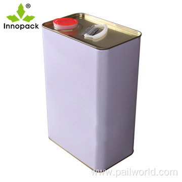 3 Liter square tin can containers packaging